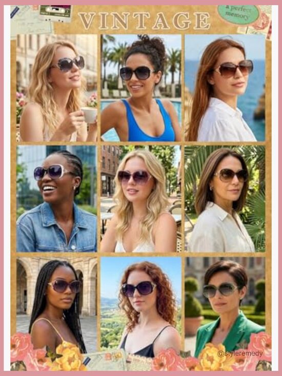 Trendy Oversized Polarized Sunglasses for Women UV400 Protection main image 7